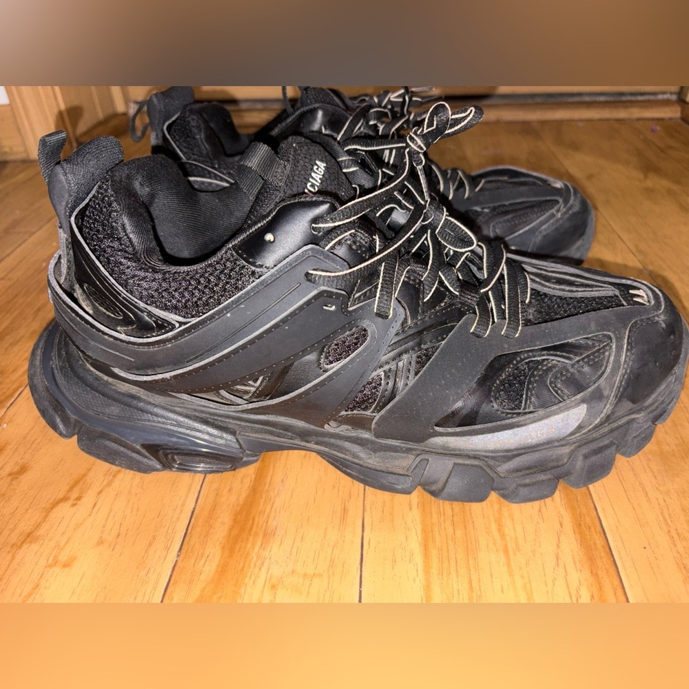 Balenciaga Men’s Triple Black Track Sneakers